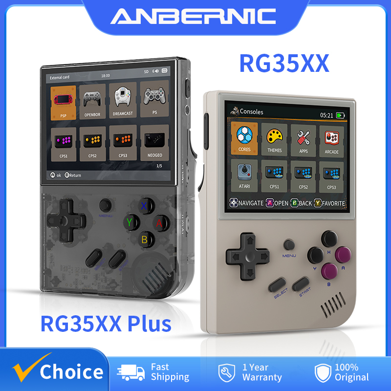 Retro Gaming R36S - ANBERNIC RG35XX Plus/RG35XX Retro Handheld Game