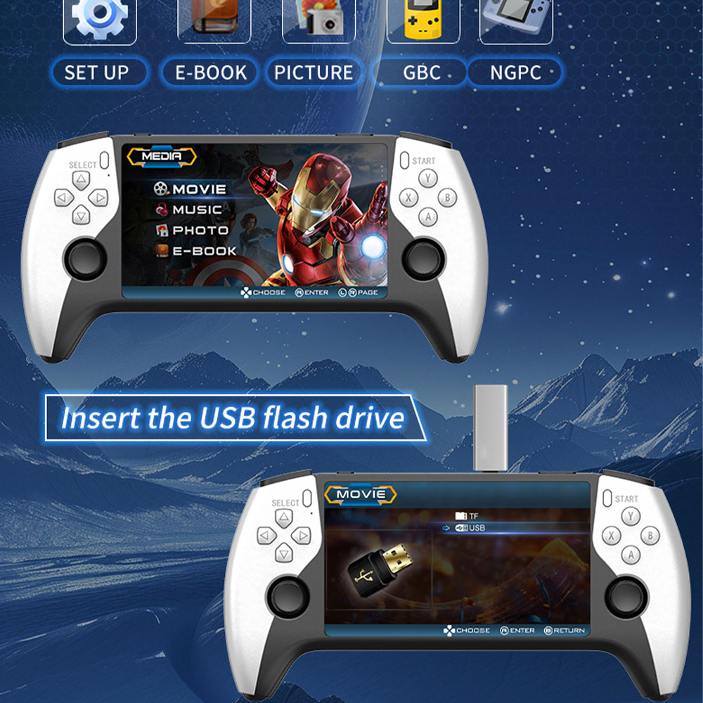 2026 New SF3500 5 Inch Handhel - đánh giá và giá Retro Gaming Devices
