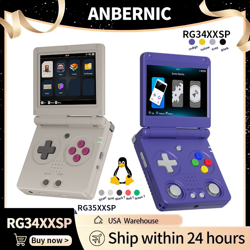 Anbernic RG34XXSP RG35XXSP Fli - đánh giá và giá Retro Gaming Design