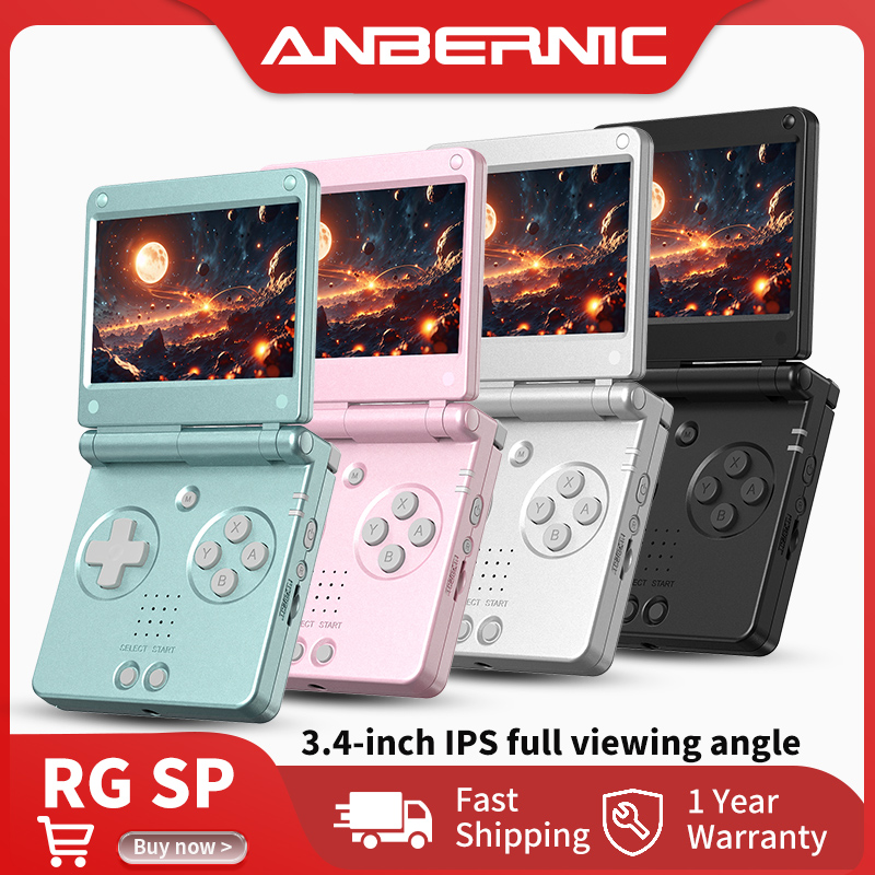 Anbernic RG SP Flip Retro Hand - đánh giá và giá Retro Gaming Design