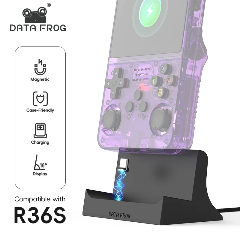 Data Frog R36S Charging Dock S - đánh giá và giá Retro Gaming R36S