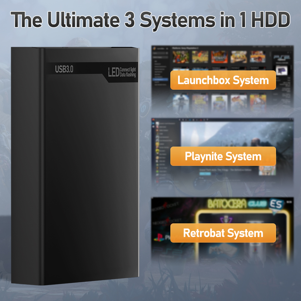 500G Retro Gaming HDD Video Ga - đánh giá và giá Retro Gaming Hard Drive