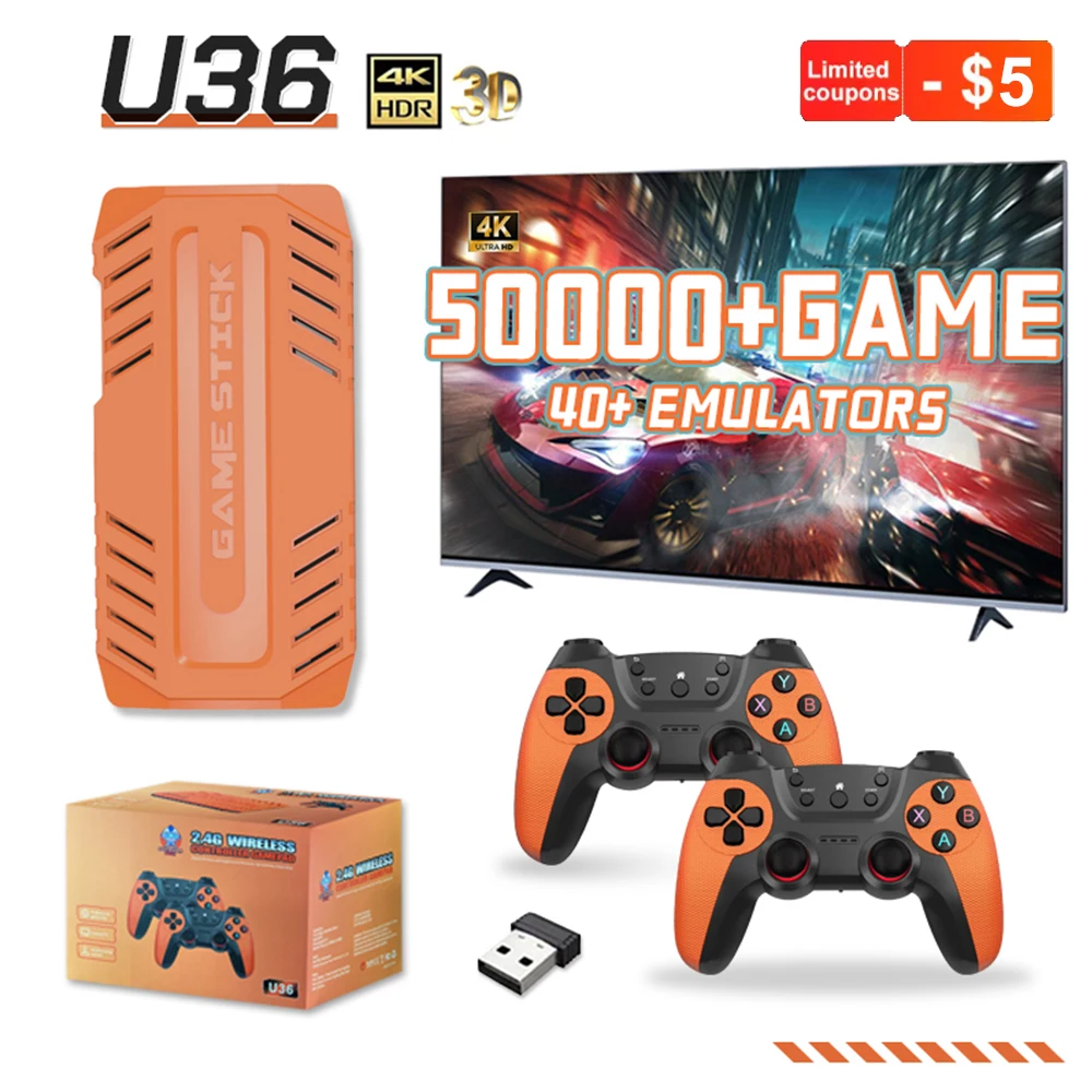NEW U36 Wireless Game Stick Re - đánh giá và giá Retro Gaming Hdmi Stick