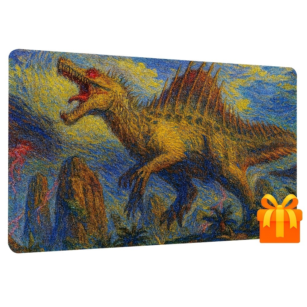 Retro Spinosaurus Playmat  Non - đánh giá và giá Retro Gaming Keyboard And Mouse