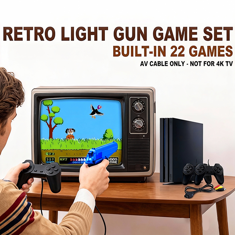 PS 4 Style Gaming Console Set  - đánh giá và giá Retro Gaming Light Gun