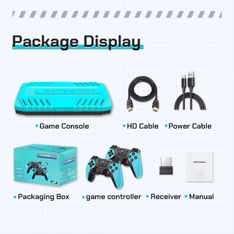 U36 Wireless Game Stick Retro  - đánh giá và giá Retro Gaming Hdmi Stick