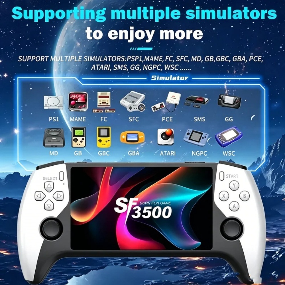 SF3500 5 inch Handheld Game Co - đánh giá và giá Retro Gaming Devices
