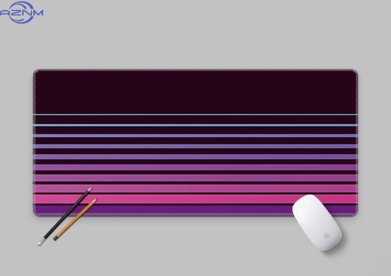 Retro Vintage Stripes Deskmat  - đánh giá và giá Retro Gaming Keyboard And Mouse