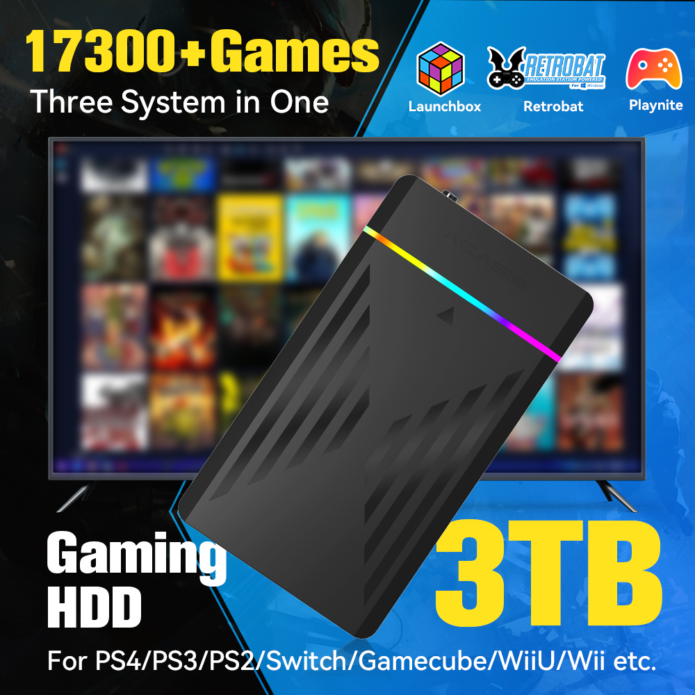 3TB Portable Gaming HDD Launch - đánh giá và giá Retro Gaming Design